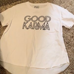Fun “Good Karma” shirt!